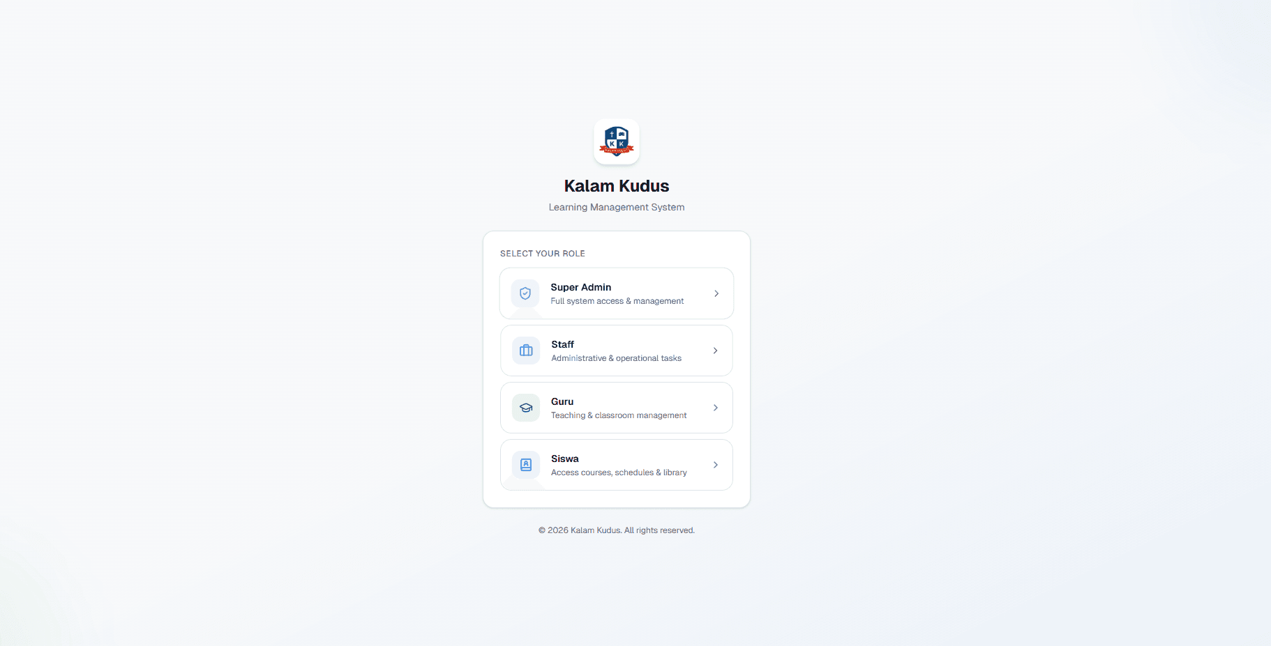 Learning Management System (LMS)
